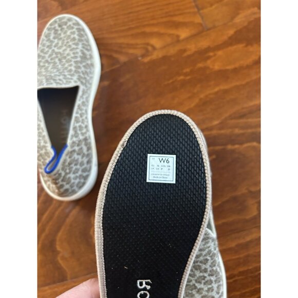 Rothy’s The Original Slip On Sneaker in Pebble‎ Spot Stretch Closed Toe Sz 6 - Picture 8 of 9